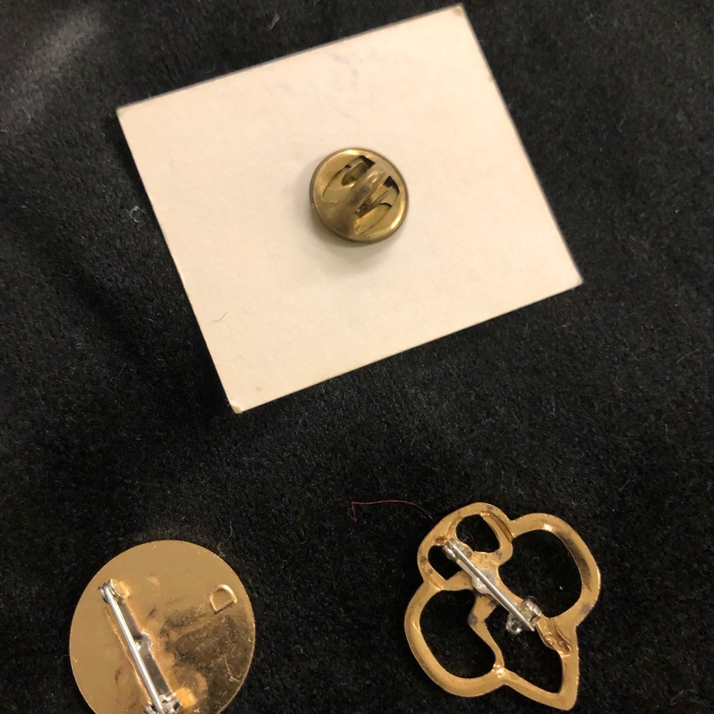 Vintage Girl Scout Pins Gem
